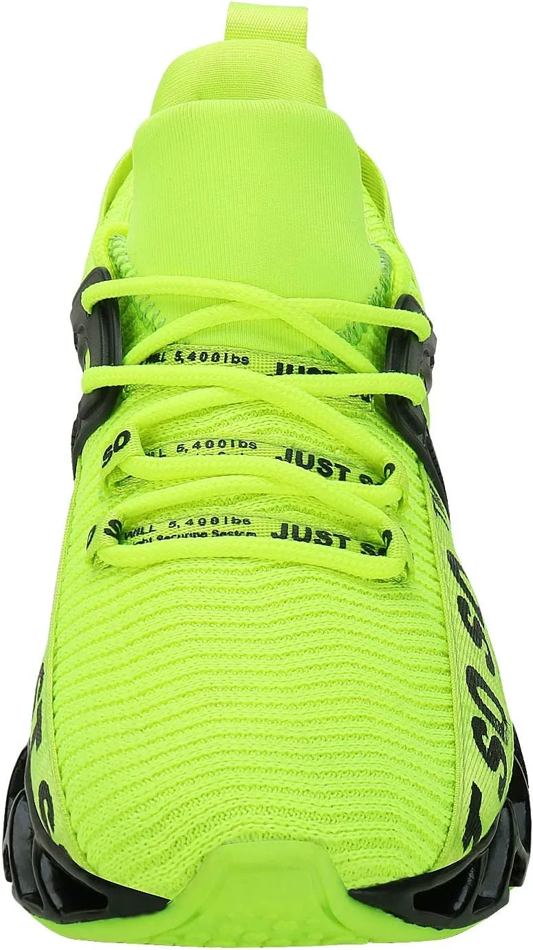 WONESION Mens Breathable Walking Tennis Running Shoes Blade Fashion Sneakers