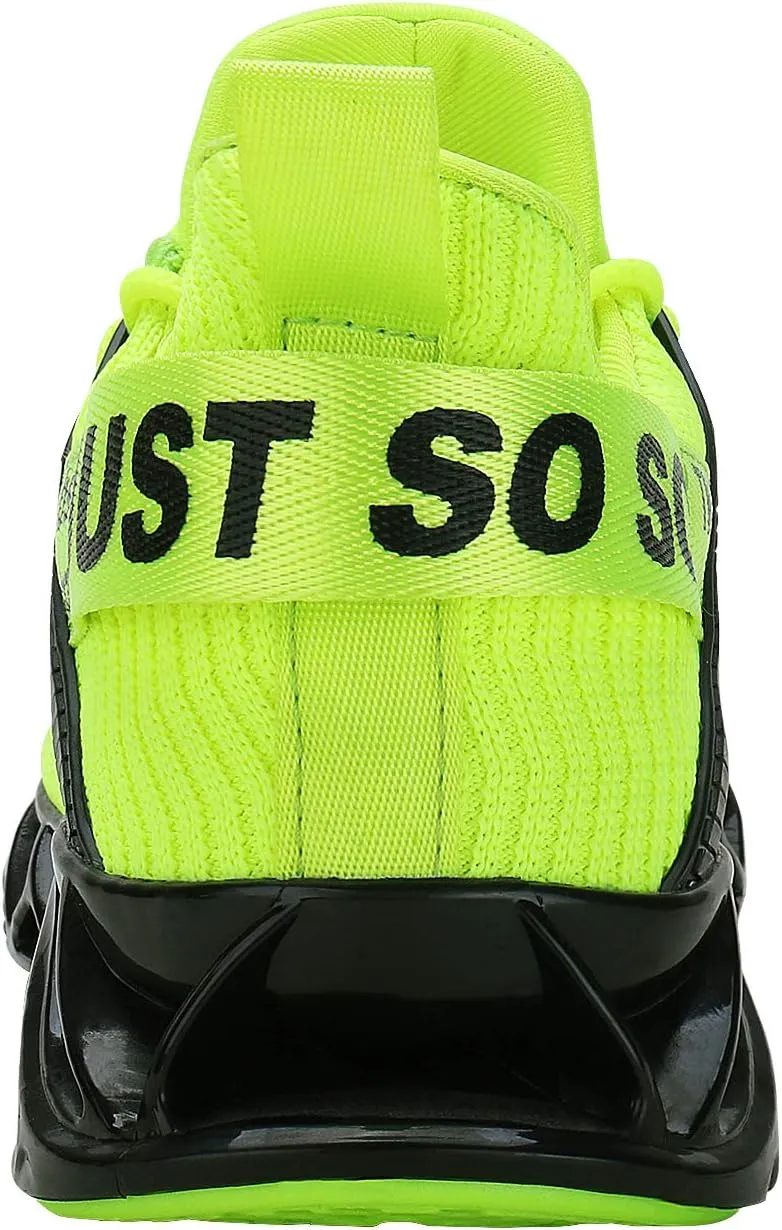 WONESION Mens Breathable Walking Tennis Running Shoes Blade Fashion Sneakers