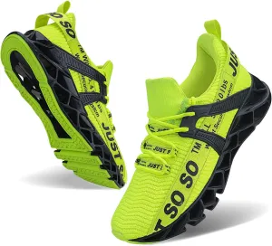 WONESION Mens Breathable Walking Tennis Running Shoes Blade Fashion Sneakers