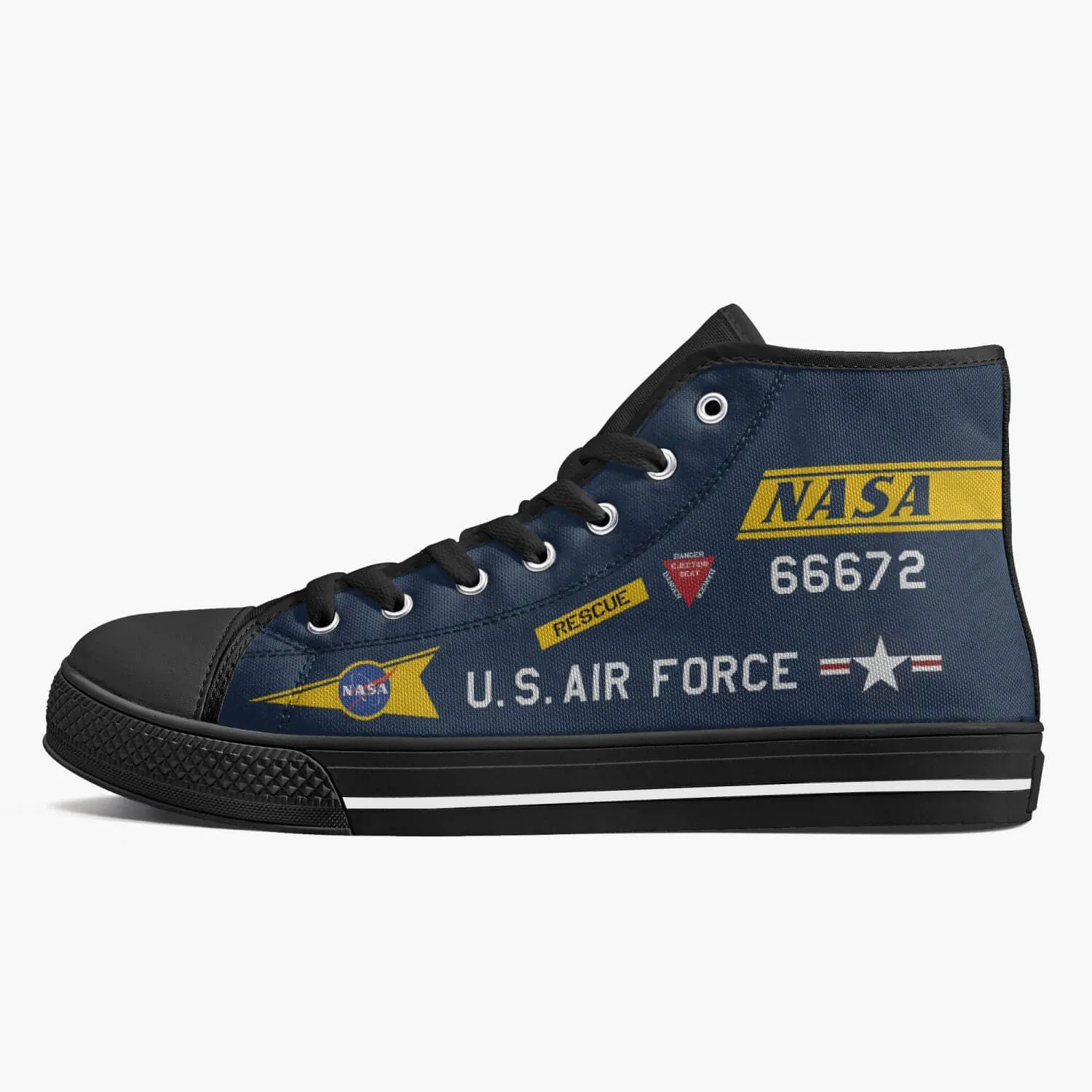 X-15 "56-6672" High Top Canvas Shoes