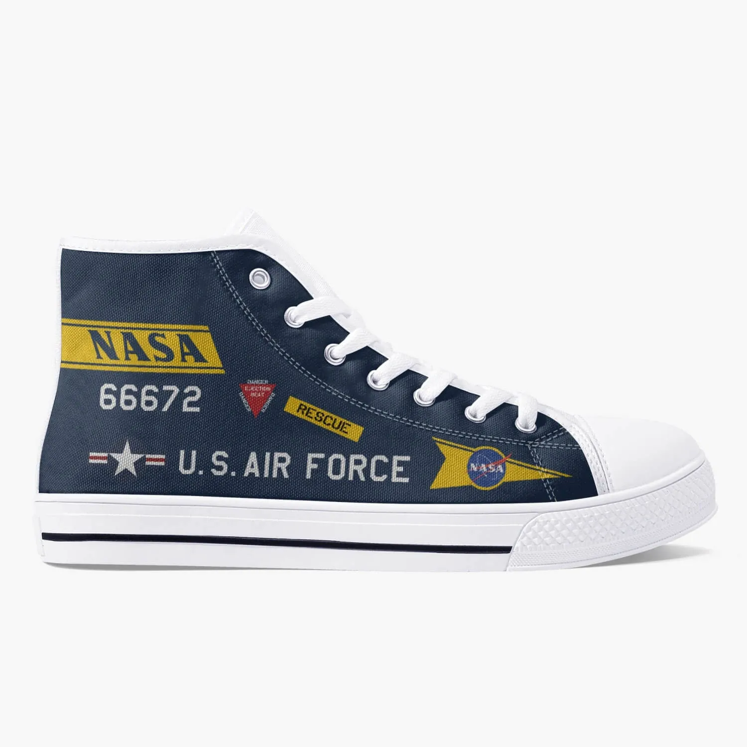 X-15 "56-6672" High Top Canvas Shoes