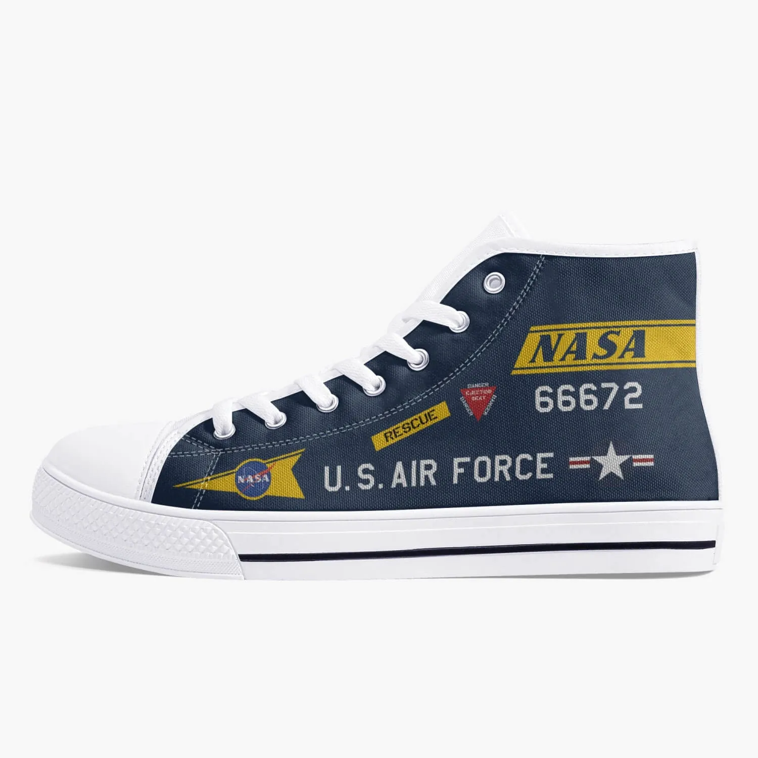 X-15 "56-6672" High Top Canvas Shoes