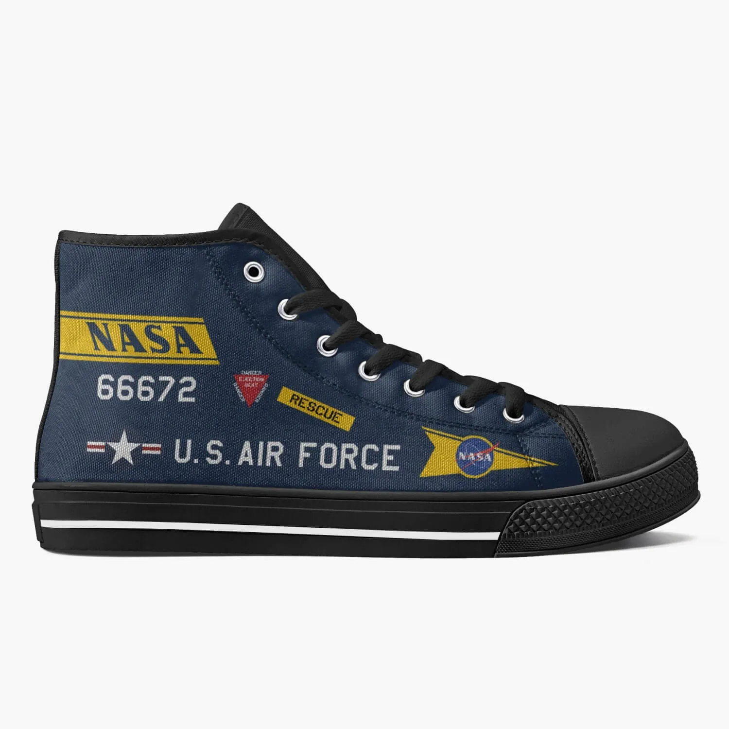 X-15 "56-6672" High Top Canvas Shoes