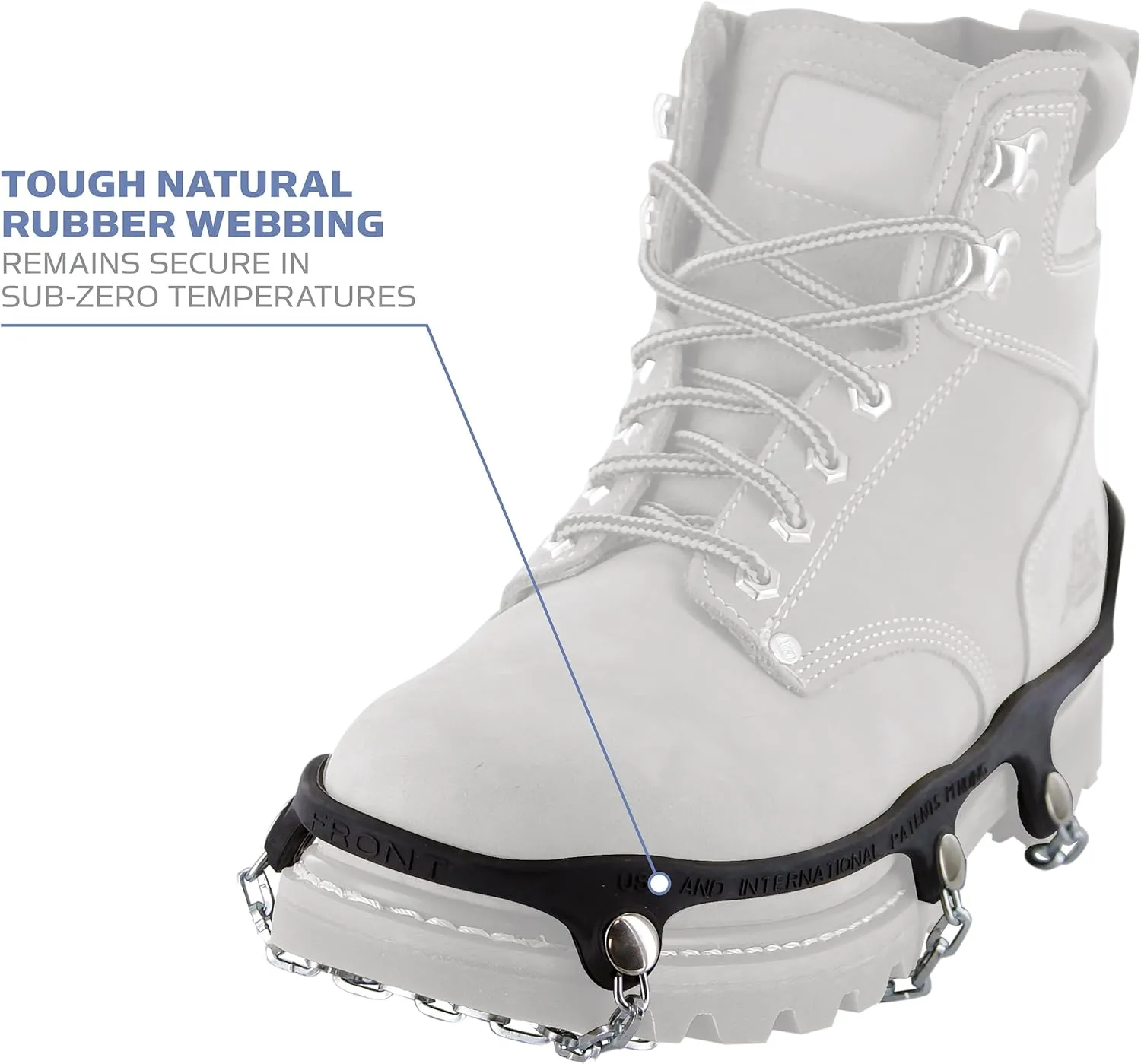 Yaktrax Traction Chains for Walking on Ice and Snow (1 Pair)