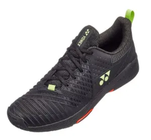 Yonex Power Cushion Sonicage 3 Mens All Court Black Lime
