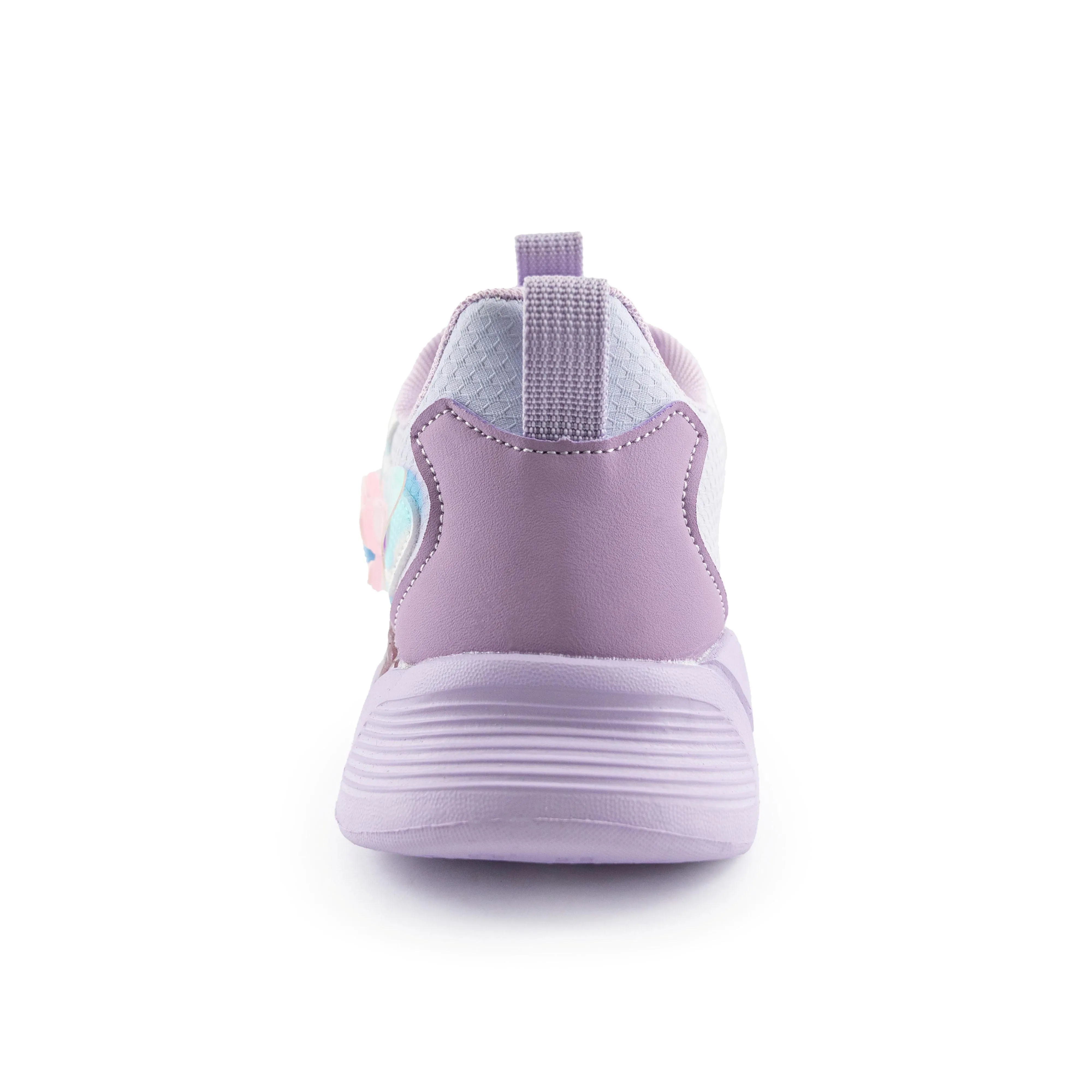 Youth Rotary buckle Girl's Sneakers with butterfly 8820 Purple