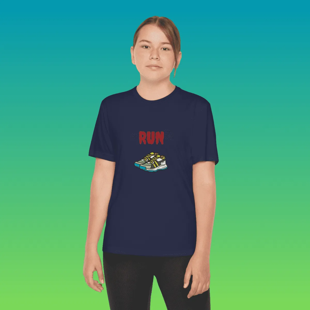 Youth Running Moisture-Wicking Tee