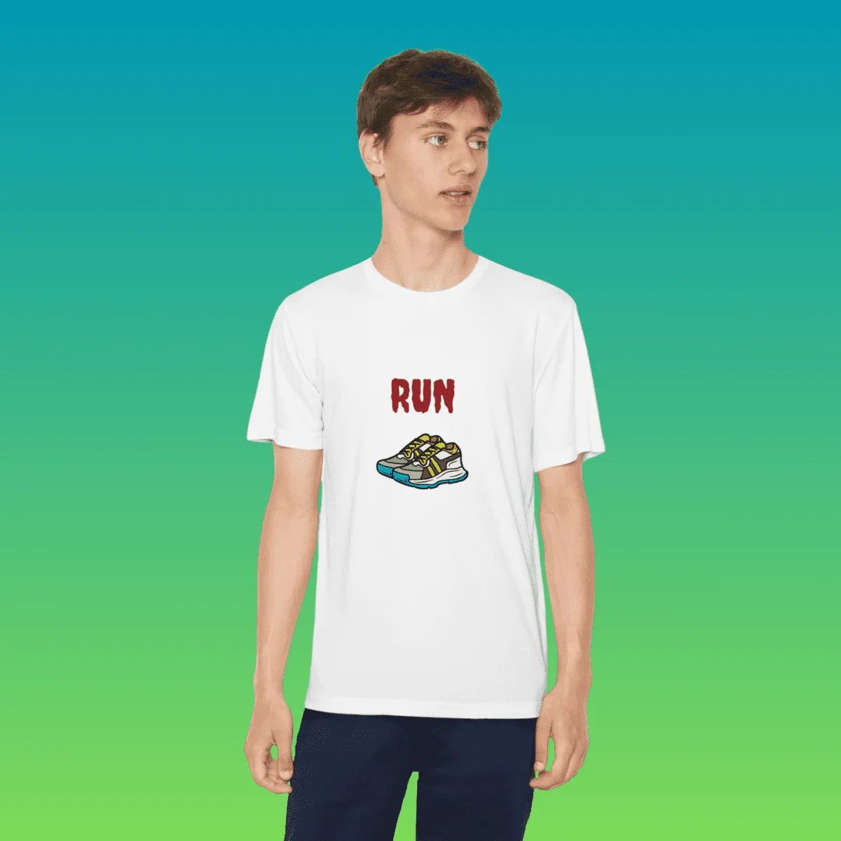Youth Running Moisture-Wicking Tee