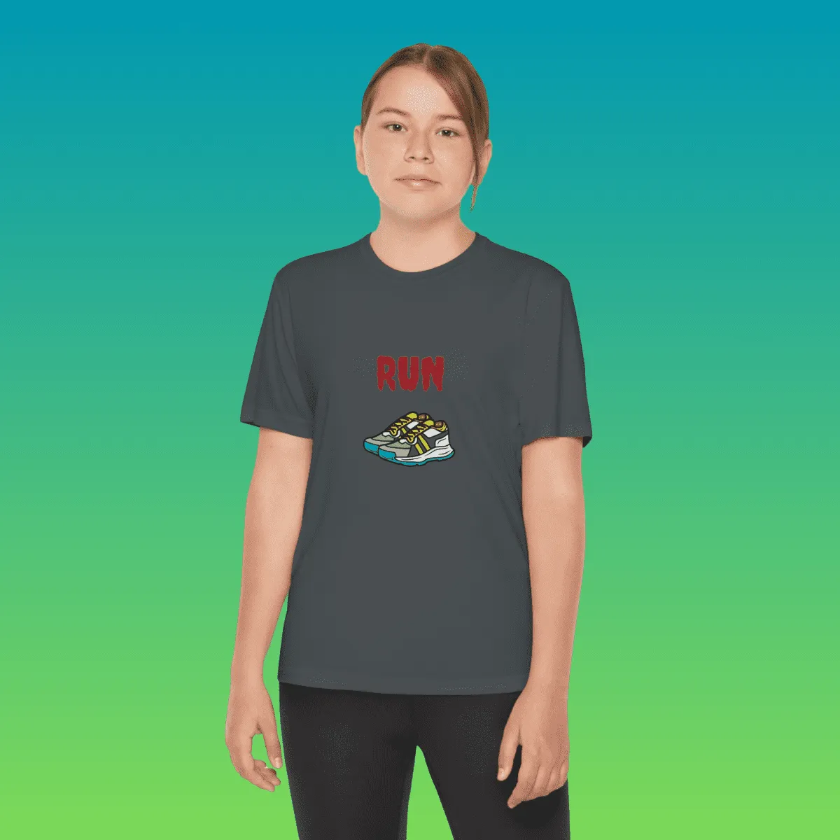 Youth Running Moisture-Wicking Tee