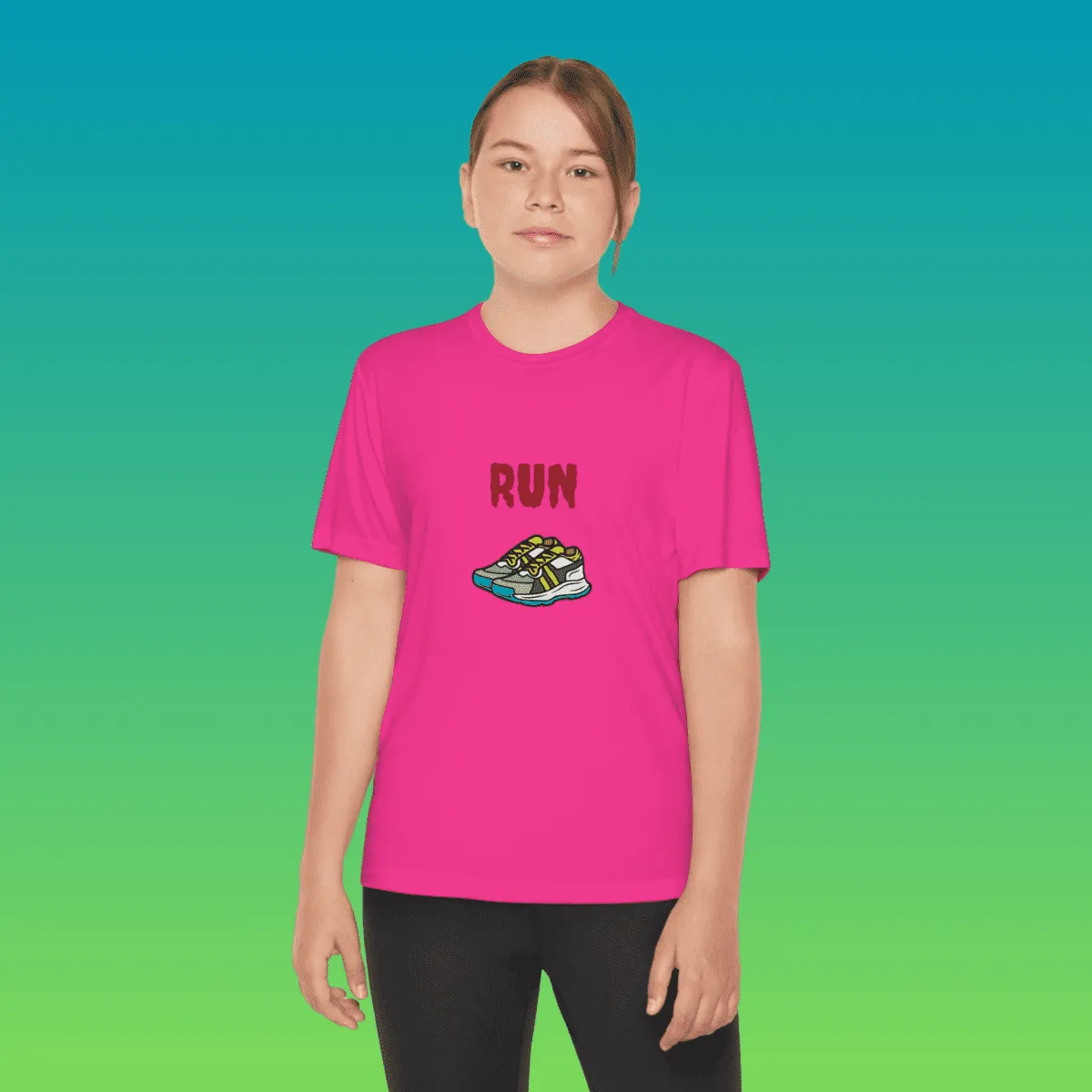 Youth Running Moisture-Wicking Tee