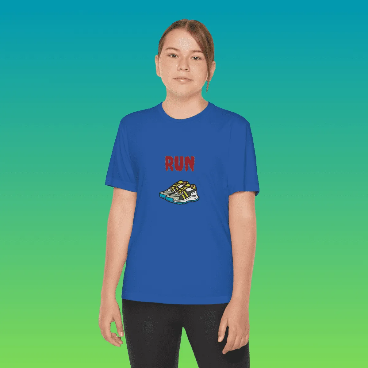 Youth Running Moisture-Wicking Tee