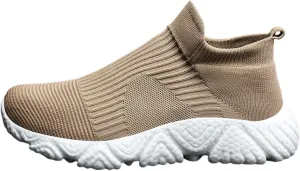ZSpzx Sneakers for Women Air Cushioned Padded Insole Slip on Walking Casual Shoes Arch Support Orthopedic Breathable Workout Shoe Arch Support Jogging Tennis Sneaker for Gym Travel Daily Wear
